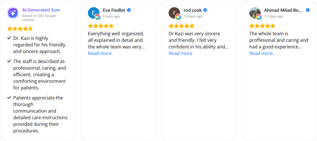 Google Reviews Footer